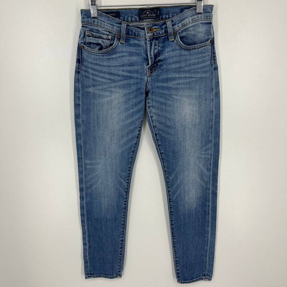 Lucky Brand Sienna Cigarette Jeans Women 0/25 Medium Wash‎ Orta Premium Denim